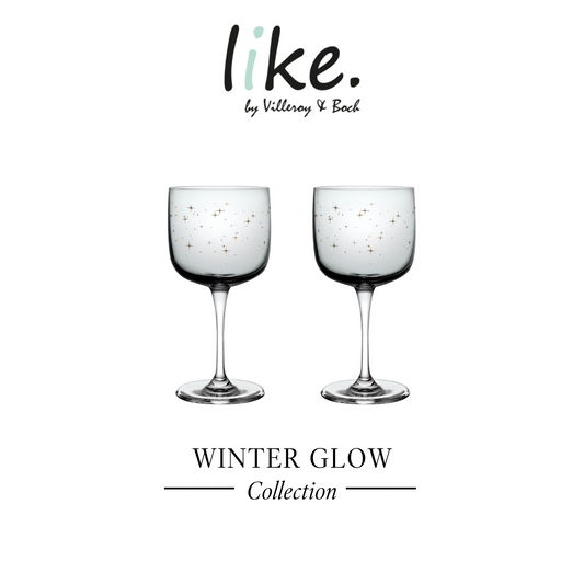 Winter Glow Wine Glass