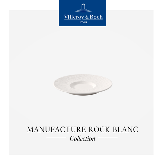 Manufacture Rock Blanc Coffee cup saucer, 15.5cm