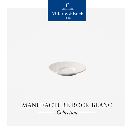 Manufacture Rock Blanc Espresso cup saucer, 12cm