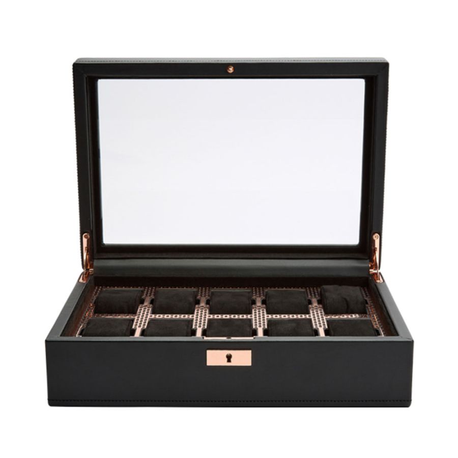 Axis 10 Piece Watch Box, Copper