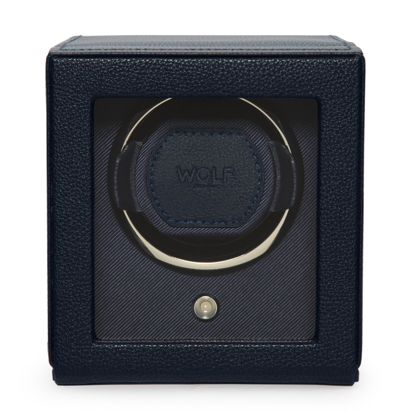 Cub Single Watch Winder With Cover, Navy